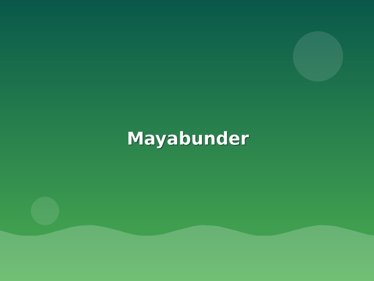 Mayabunder