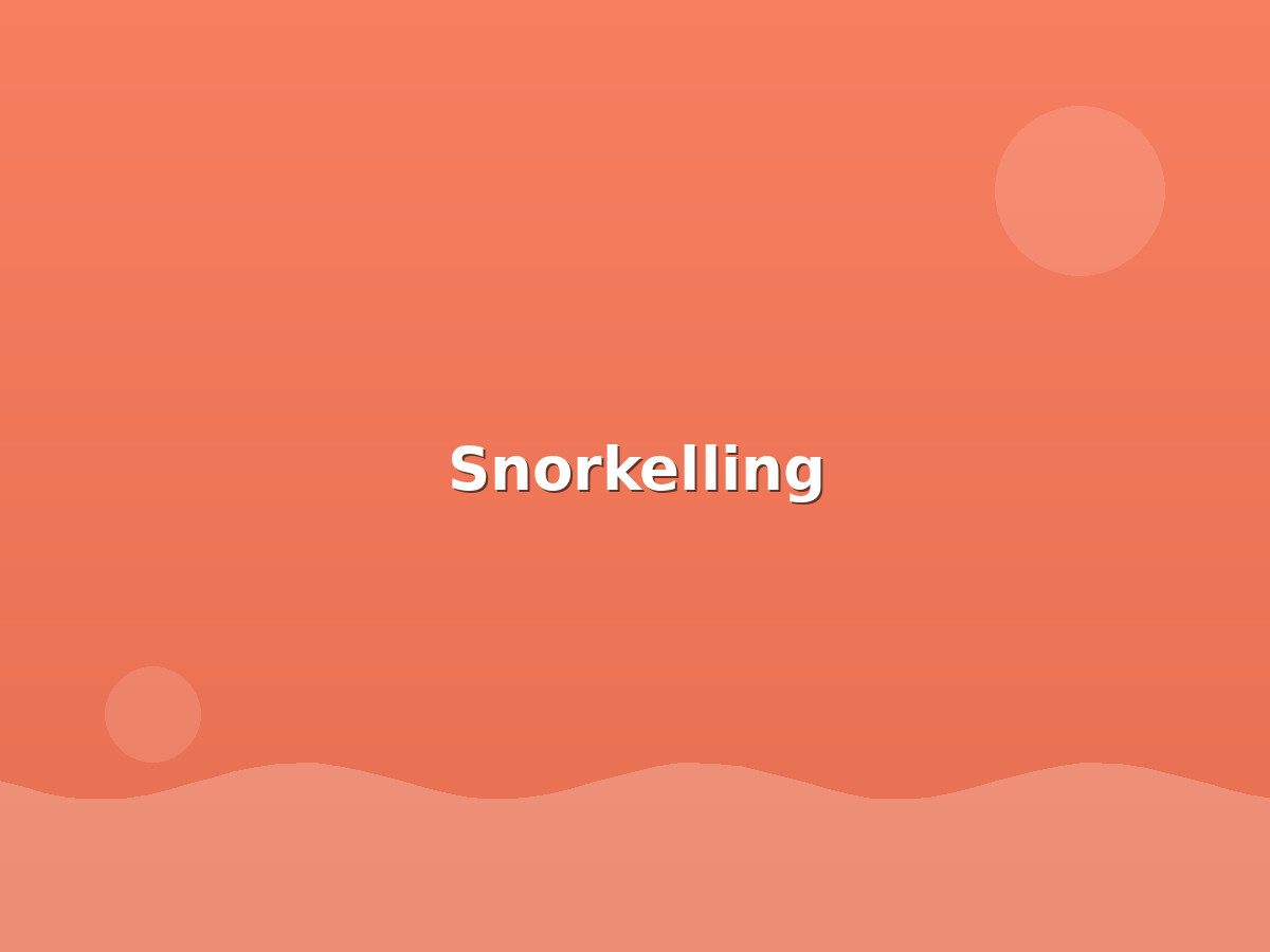 Snorkelling in Andaman Islands
